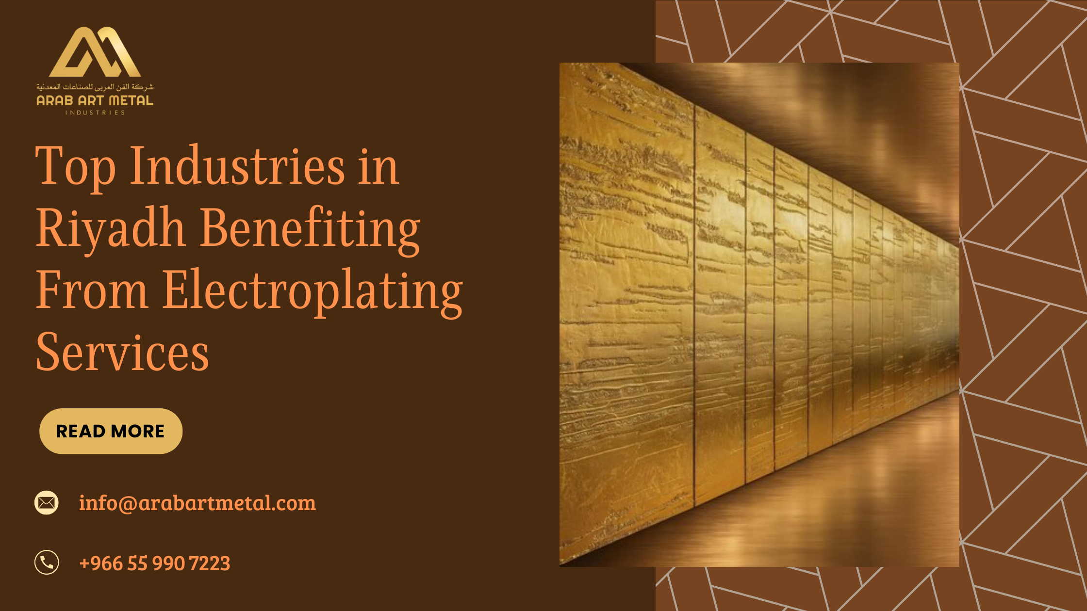 Top Industries in Riyadh Benefiting From Electroplating Services