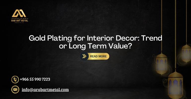 Gold Plating for Interior Decor
