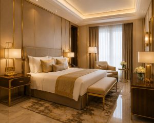 Why Gold Finishes Dominate Luxury Hotel Design